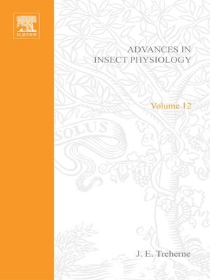 cover image of Advances in Insect Physiology